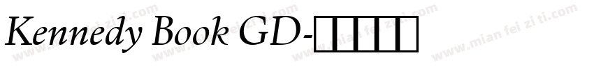 Kennedy Book GD字体转换